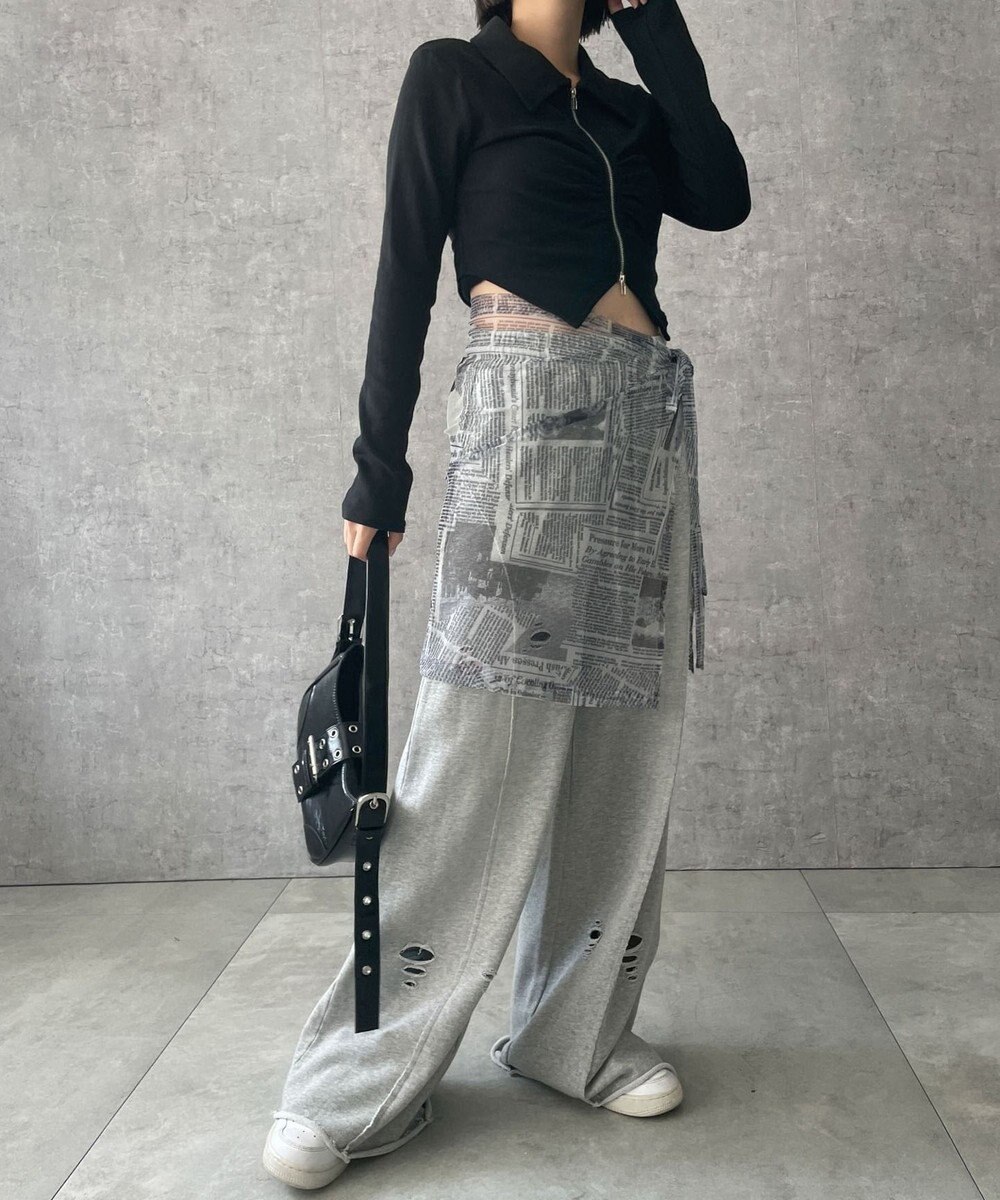 WEGO フロントギャザーＷジップロンＴ 