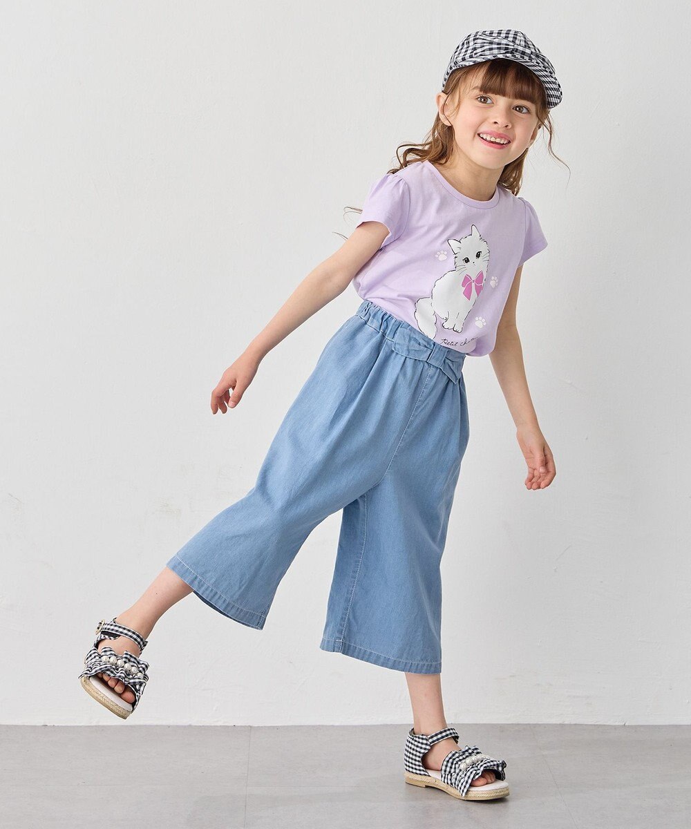 ANY KIDS 【水で色が変わる】接触冷感 しろくま ミラクルプリント Tシャツ 