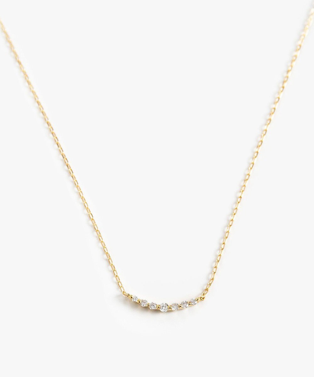 TOCCA 【WEB限定】FRILL DIAMOND NECKLACE K10 ダイヤモンド ネックレス 