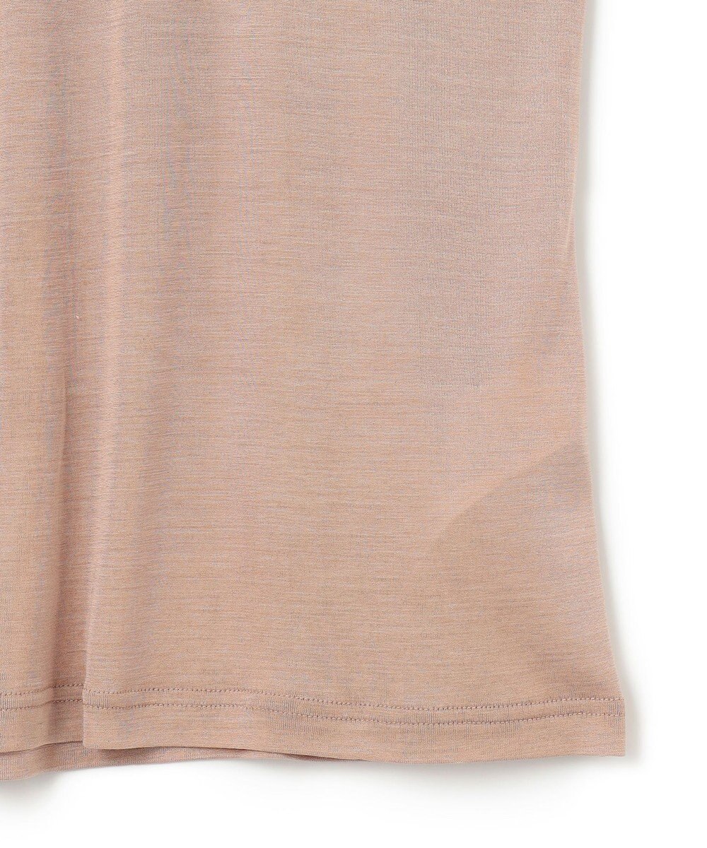 BEIGE， Washable Silk / Hi-neck Long Sleeve T ハイネック Tシャツ 