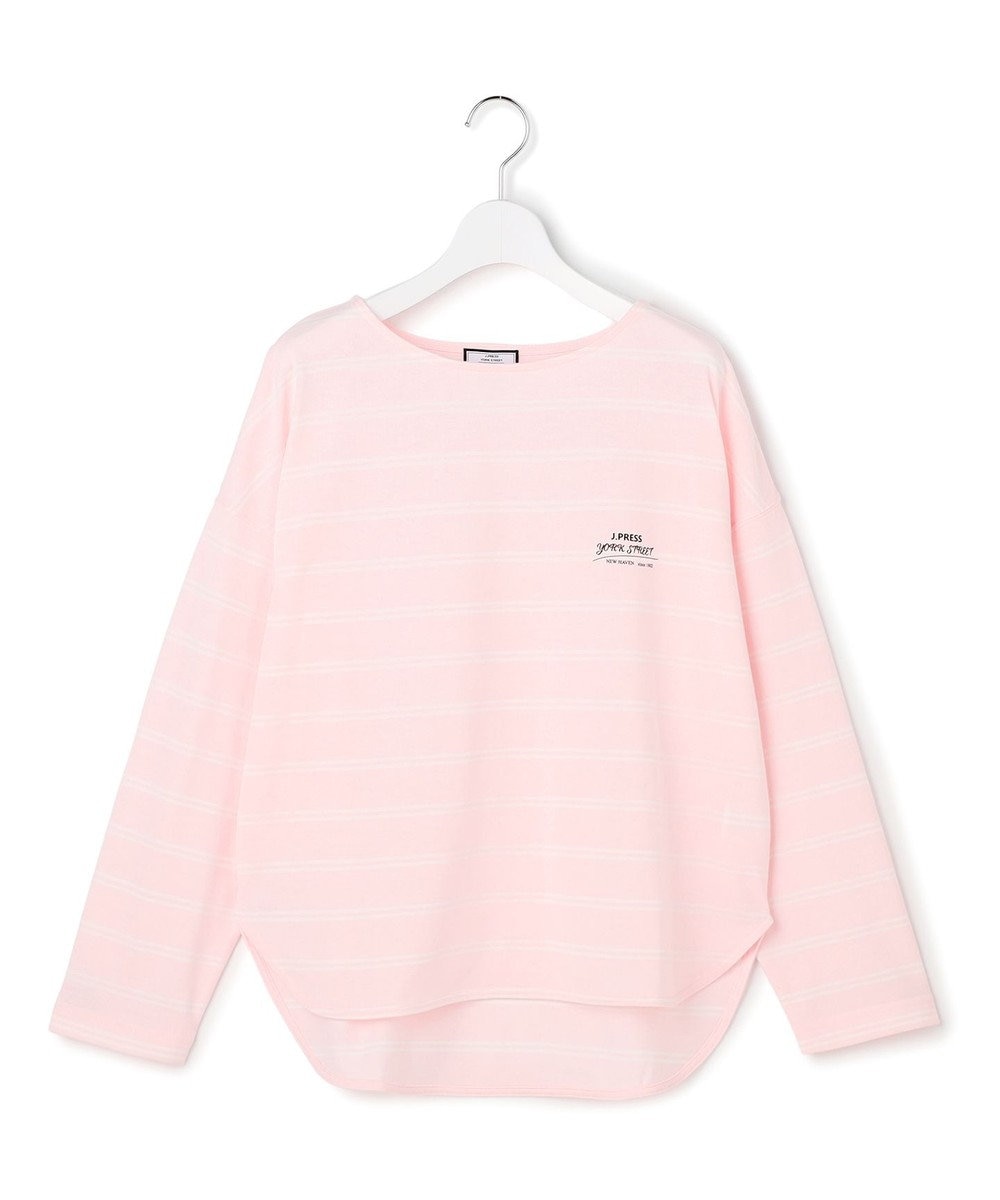 J.PRESS YORK STREET 【WOMEN】ボーダードルマンスリーブ バスクシャツ 