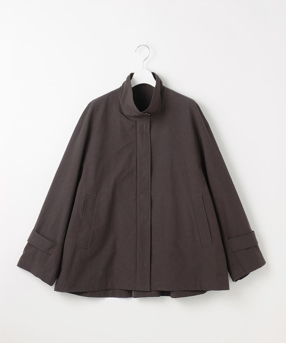自由区 コットンリネンウェザーライト コート 