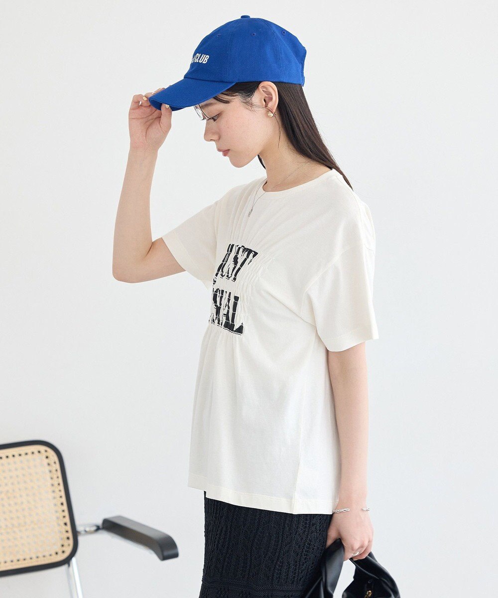 earth music&ecology シャーリングロゴTシャツ 