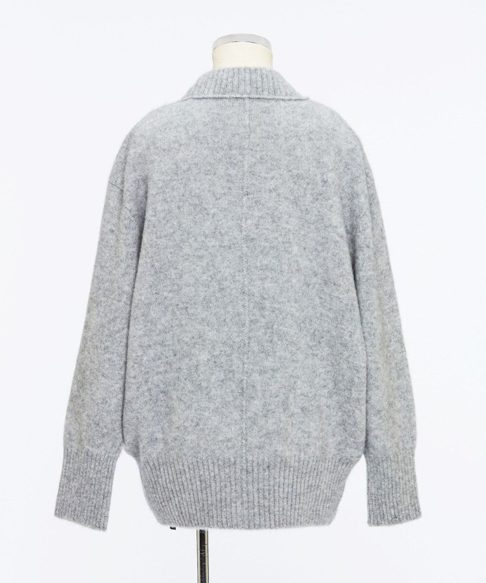 TOQUE 〈大草直子さんアドバイザー〉ベビーアルパカ×ウール縮絨ニットカーディガン 