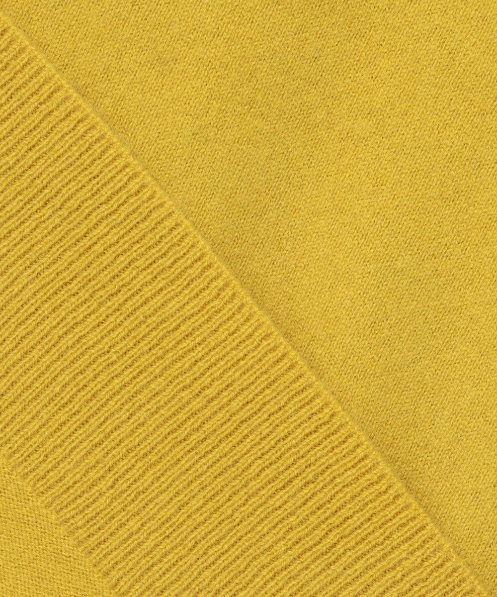 ICB 【CLASSY.1月号掲載・前後着用可能】ピュアカシミヤ バイカラーニット 