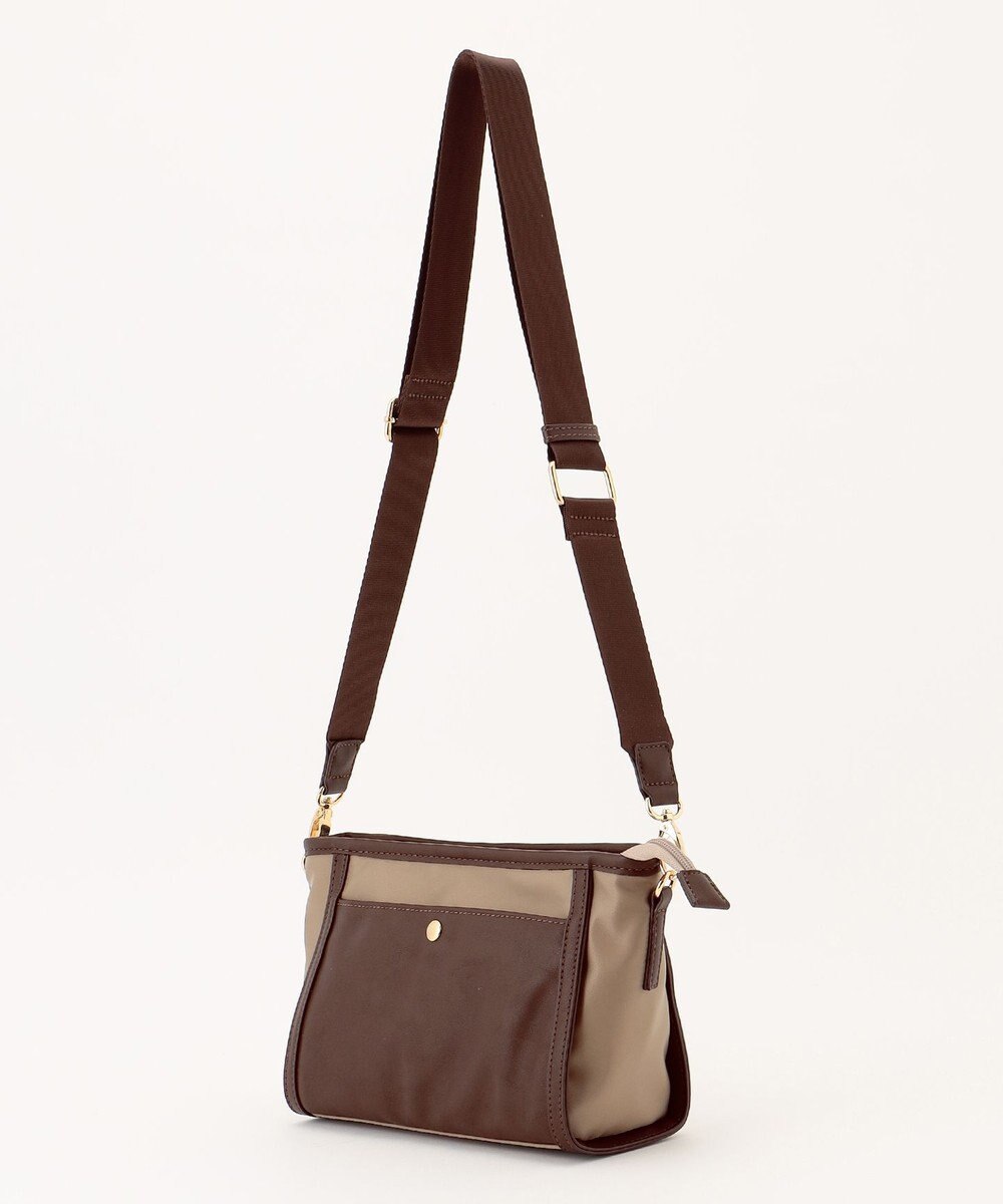 LA BAGAGERIE 【MONICA】ナイロンコンビショルダーバッグ 