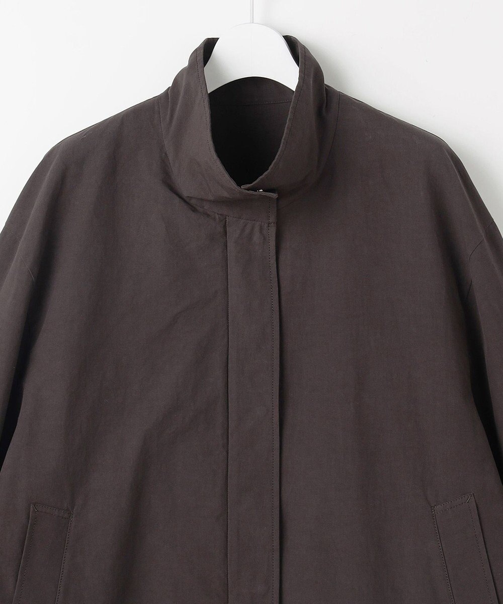 自由区 コットンリネンウェザーライト コート 