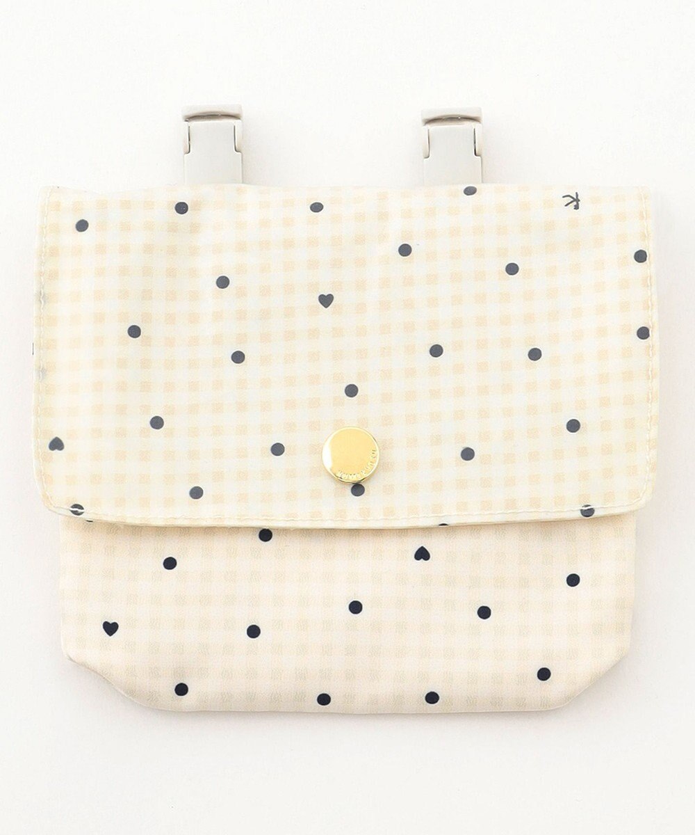 組曲 KIDS gingham K heart 移動ポシェット 
