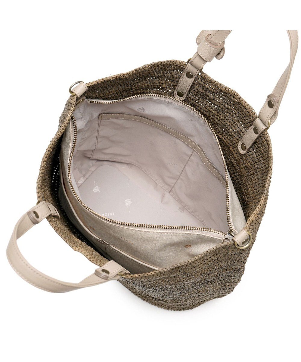 IBIZA ラフィア　2WAYバッグ（草木染め） 