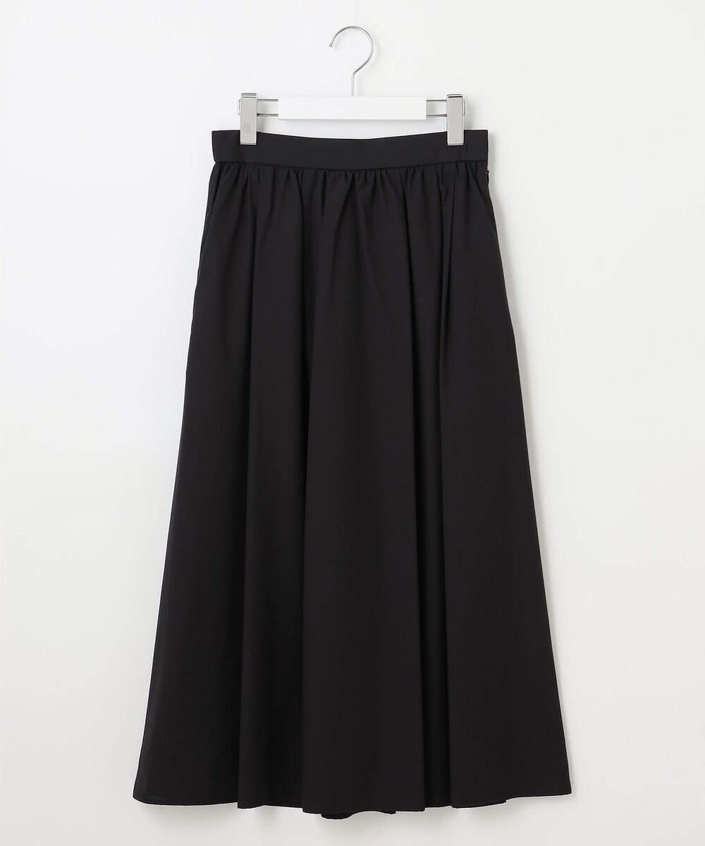 自由区 【洗える】ランダムタック スカート 