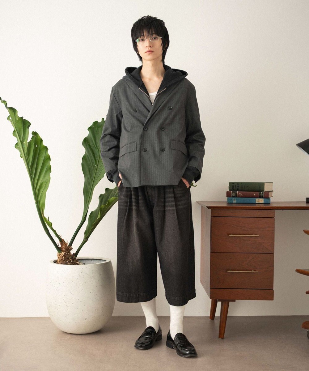 WEGO 【フォーマル/セットアップ対応】ダブルテーラードジャケット 