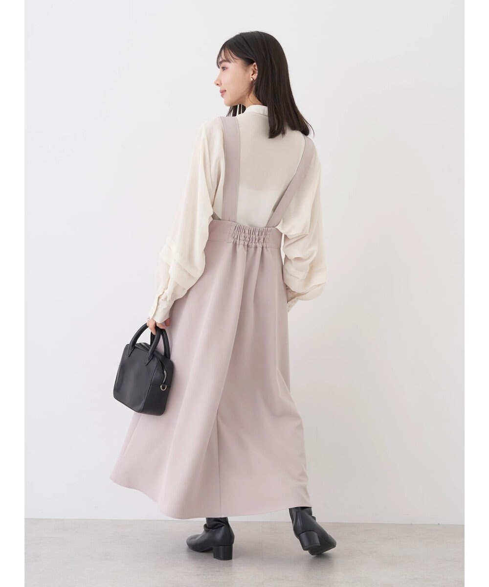 earth music&ecology Ｖネック切替ジャンスカ 