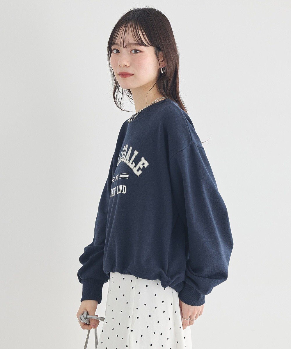 earth music&ecology 【裏毛】アソートロゴウラケドロストプルオーバー 