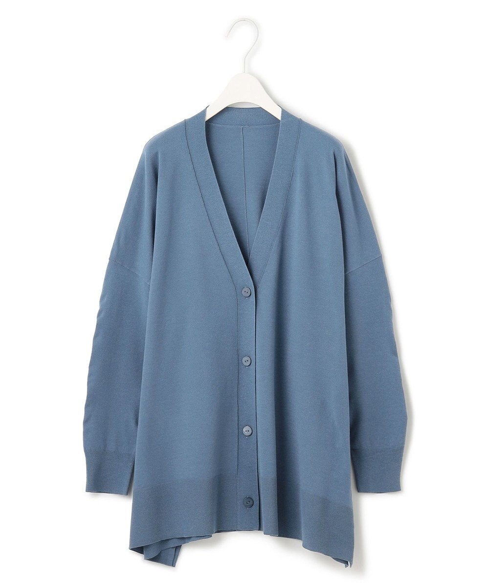 ICB 【洗える】ヴィスコースワイド Vネックカーディガン 
