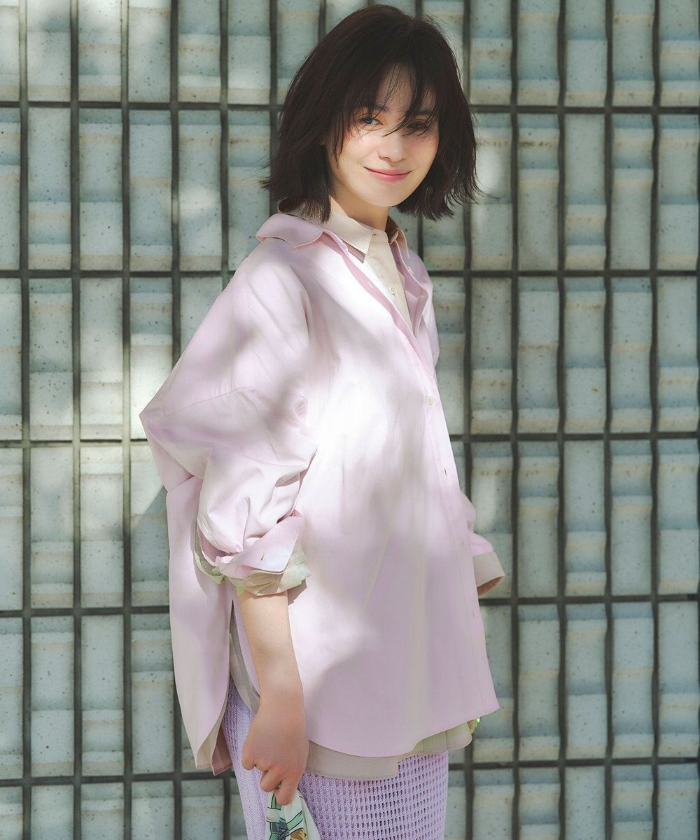 UNFILO 【WEB限定カラー】コットン オーバーシャツ 