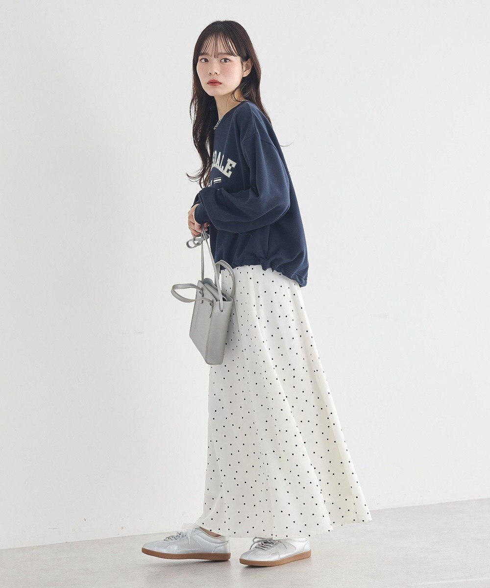 earth music&ecology 【裏毛】アソートロゴウラケドロストプルオーバー 