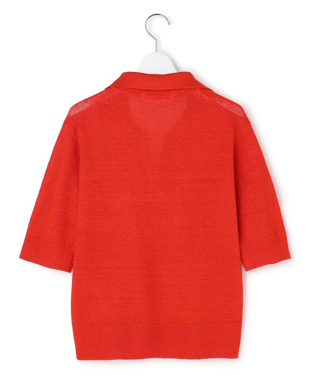 23区 【先行予約】ピュアリネン スキッパー ポロニット 