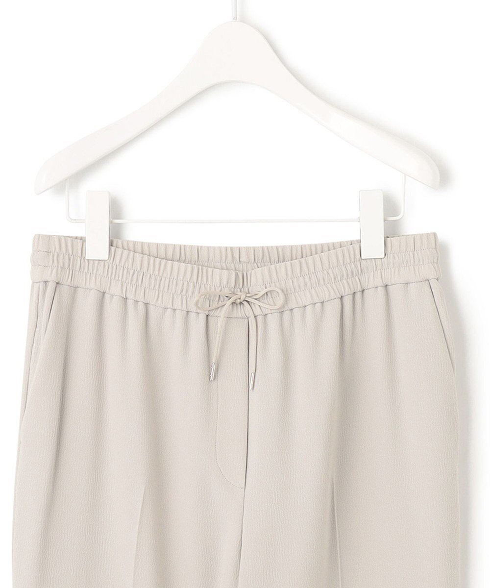 ICB 【WEB限定・洗える】BackSatinGeorgette ドロストパンツ 