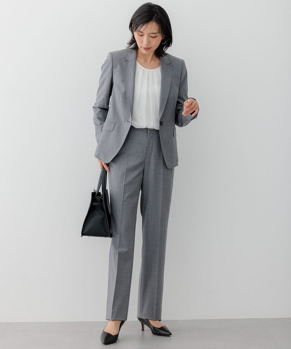 23区 S 【セットアップ対応】ラフィーネウール 一つ釦 ジャケット 