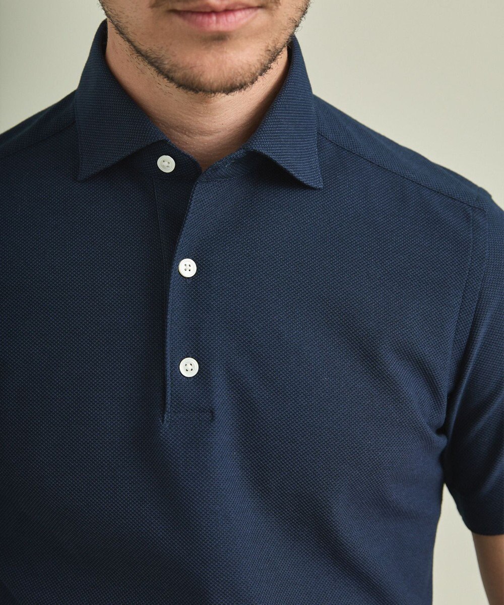 GOTAIRIKU 2年連続売上NO1【仕事で着られる】キレイめ 鹿の子ビズポロシャツ 