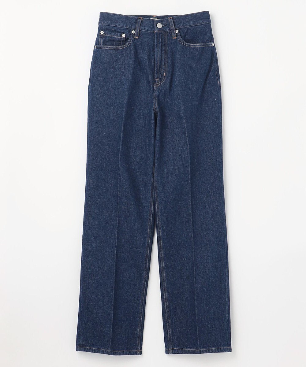 NAVE 【Nave　洗える】デニム センタープレスパンツ 
