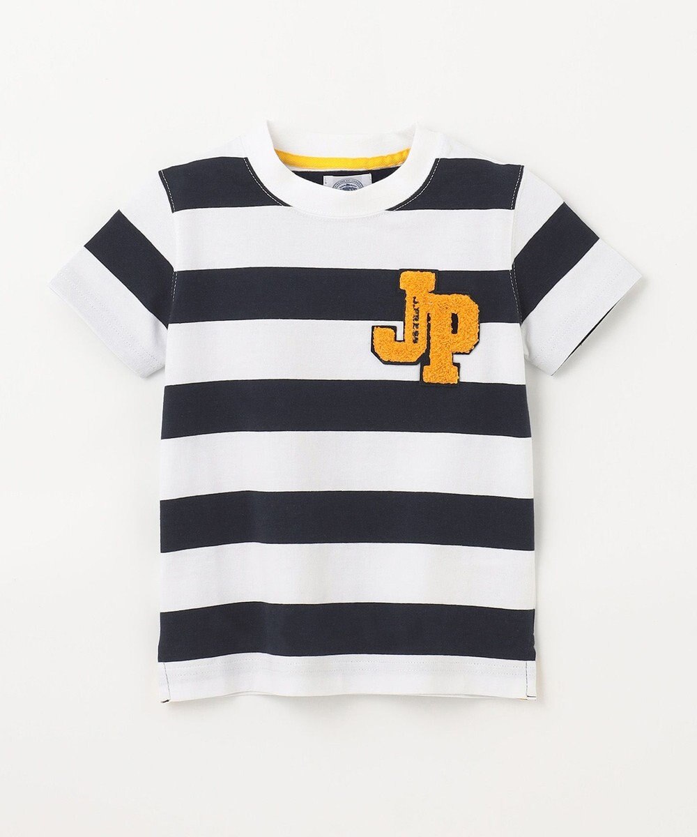 J.PRESS KIDS 【110-130cm】ボーダーJPサガラ刺繍 Ｔシャツ 