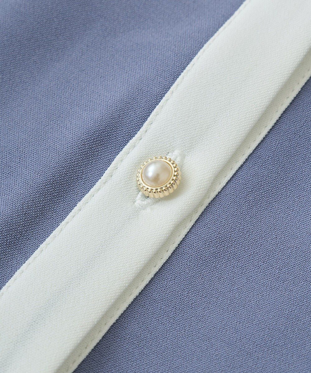 Green Parks ・ＥＬＥＮＣＡＲＥ　ＤＵＥ　バイカラーブラウス 