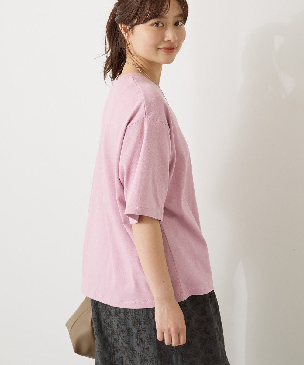 AMERICAN HOLIC 【接触冷感】スムースルーズクルーネックＴシャツ 