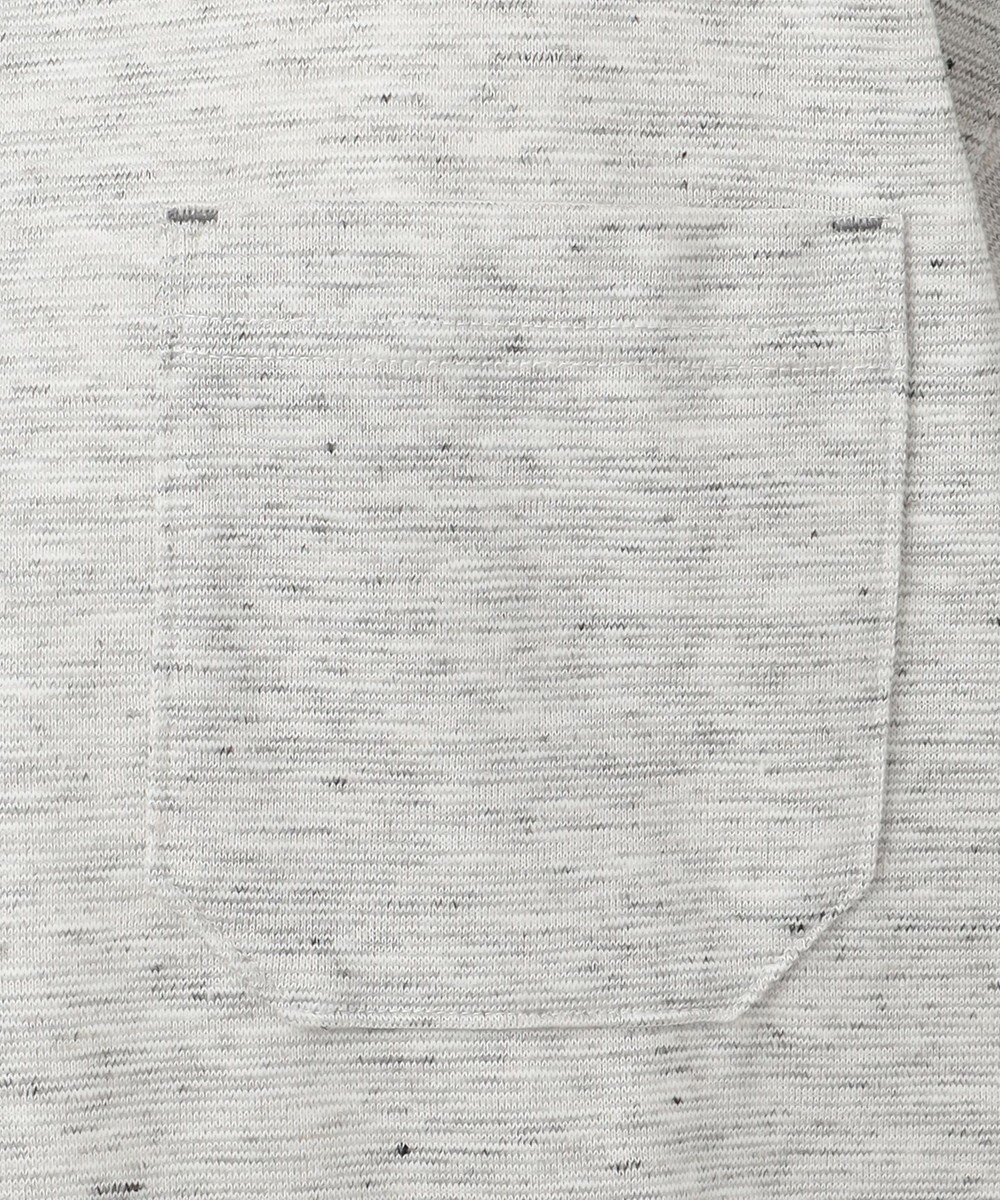 JOSEPH ABBOUD MOUNTAIN 【SPACE】リネンプレーティング天竺 ポケTシャツ 