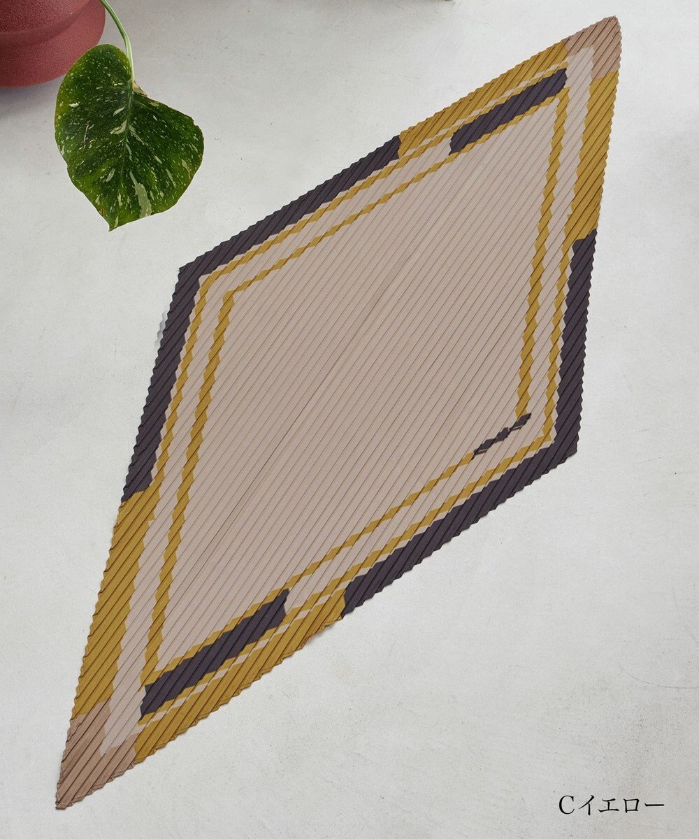 Tiaclasse 【選べる柄タイプ】プリーツスカーフ 