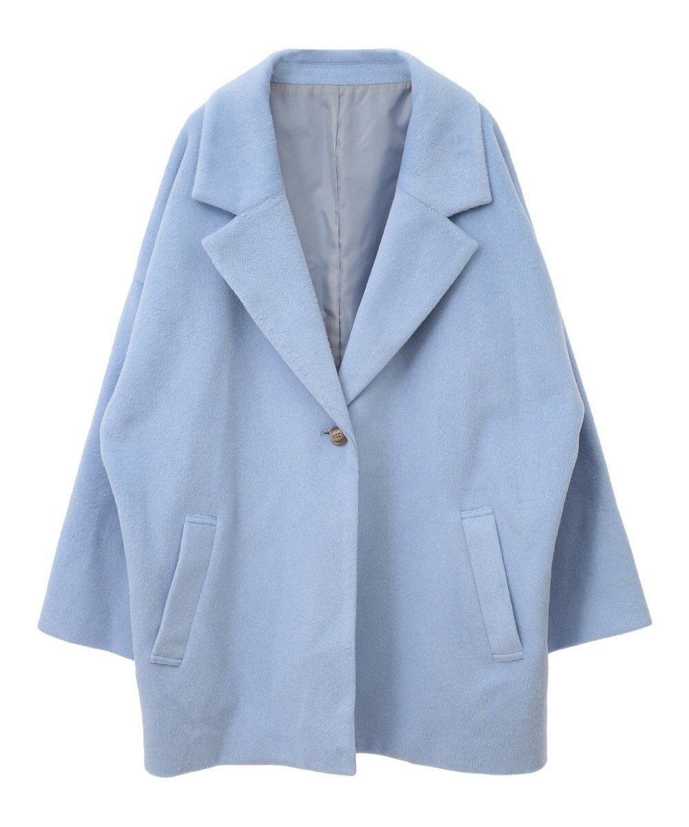 earth music&ecology オーバーテーラードジャケット　シャギー 