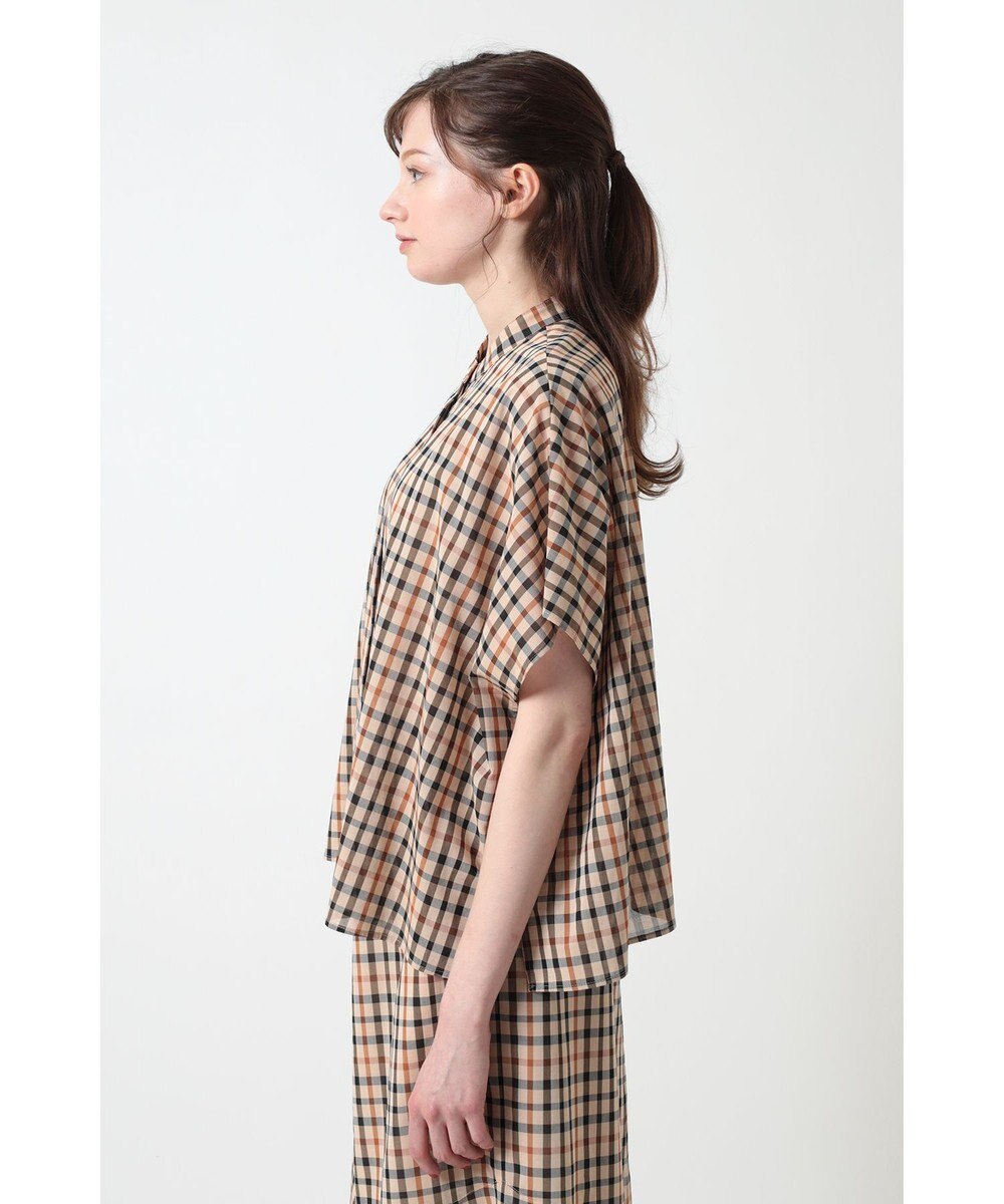 DAKS コットンボイル アシンメトリー ブラウス 