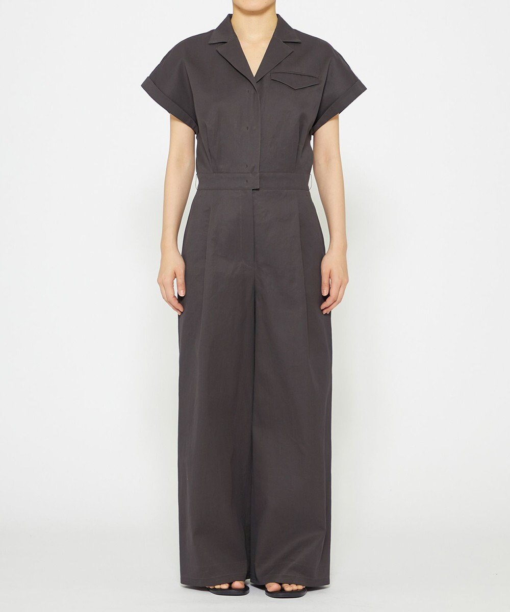 uncrave 【手洗い可】ライト チノ ベルト付き オールインワン（uncrave WHITE） 