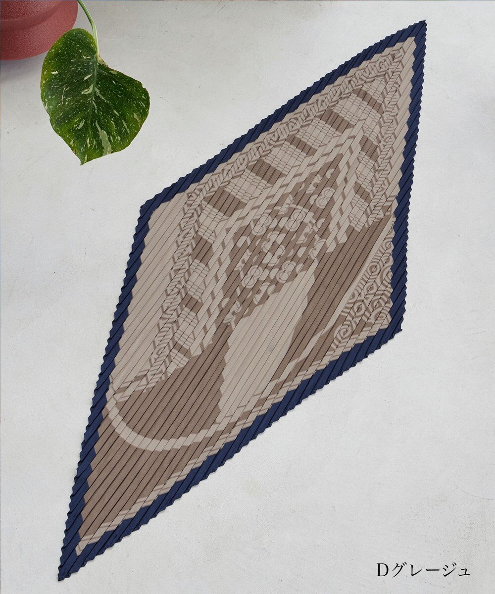 Tiaclasse 【選べる柄タイプ】プリーツスカーフ 