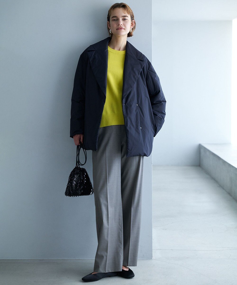 ICB 【新色追加】ソフトカシミヤミックス クルーネックニット 