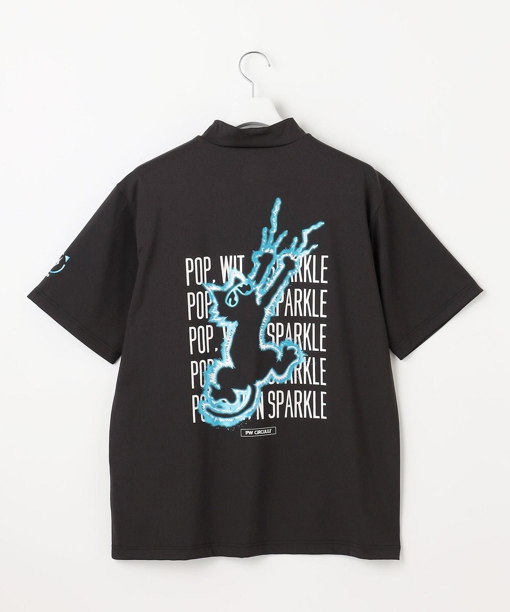 PW CIRCULUS 【吸水速乾 / UV遮蔽率99.5% UVカット / ストレッチ】【MEN】アニマルグラフィックモックT ゴルフ 