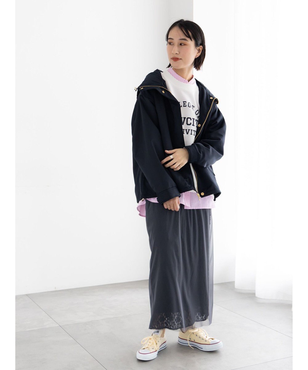 Te chichi 裏毛ロゴプルオーバー 