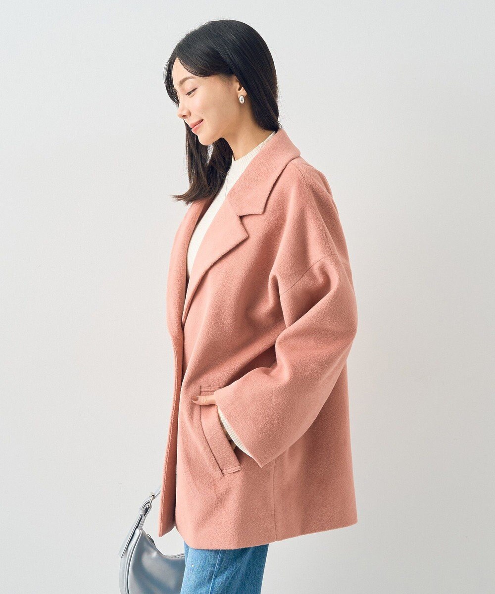 earth music&ecology オーバーテーラードジャケット　シャギー 