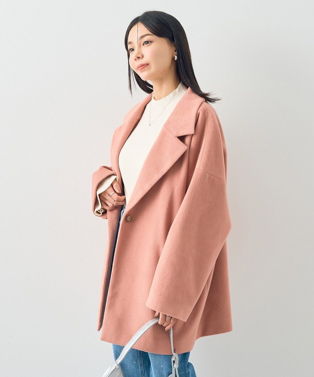 earth music&ecology オーバーテーラードジャケット　シャギー 