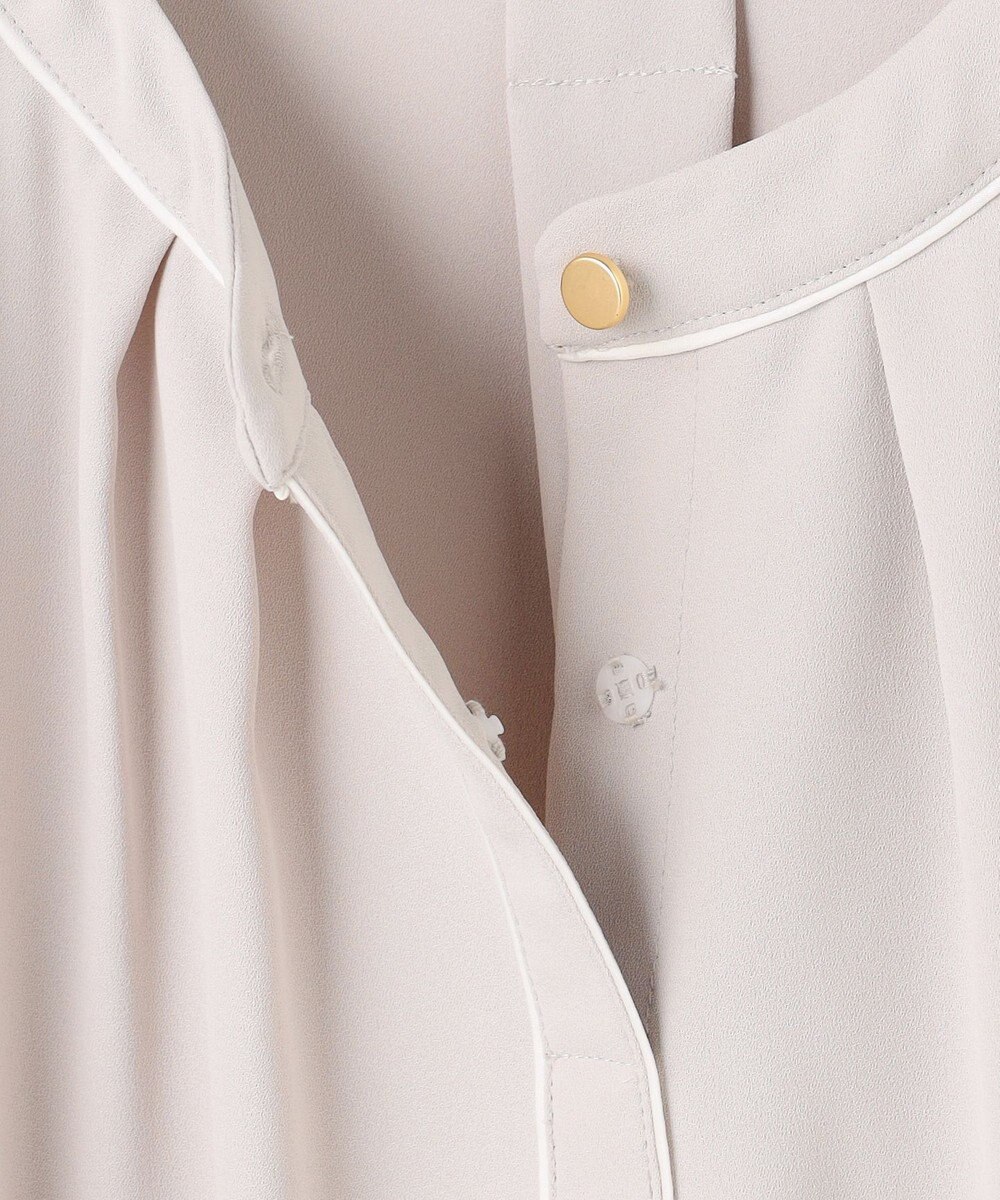 ANY SIS フロントタックバイカラー ブラウス 