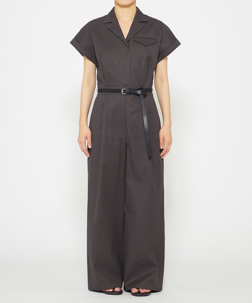 uncrave 【手洗い可】ライト チノ ベルト付き オールインワン（uncrave WHITE） 