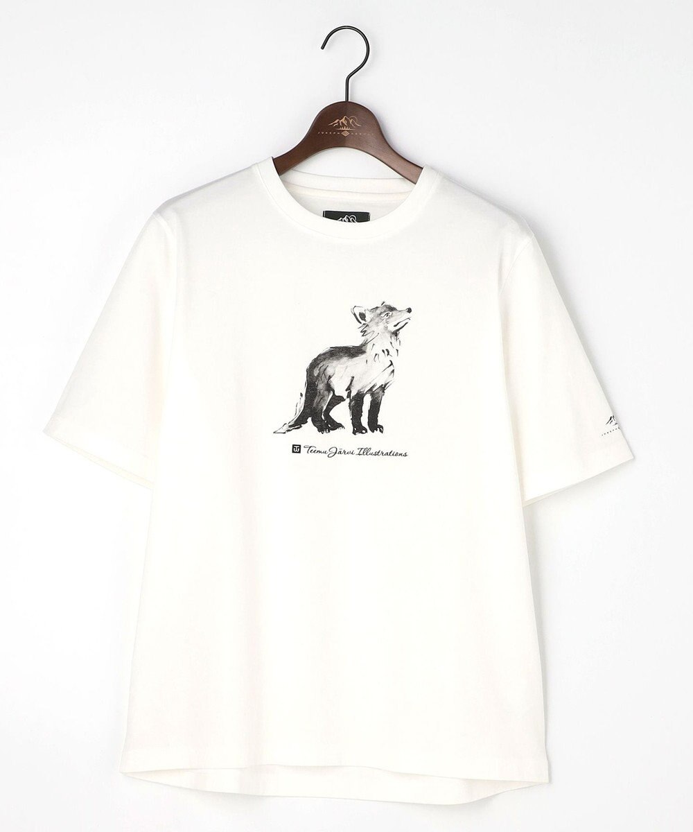 JOSEPH ABBOUD MOUNTAIN 【テーム・ヤルヴィコラボレーション/ゆったり】　　プレーティング天竺ヤルヴィー Tシャツ 