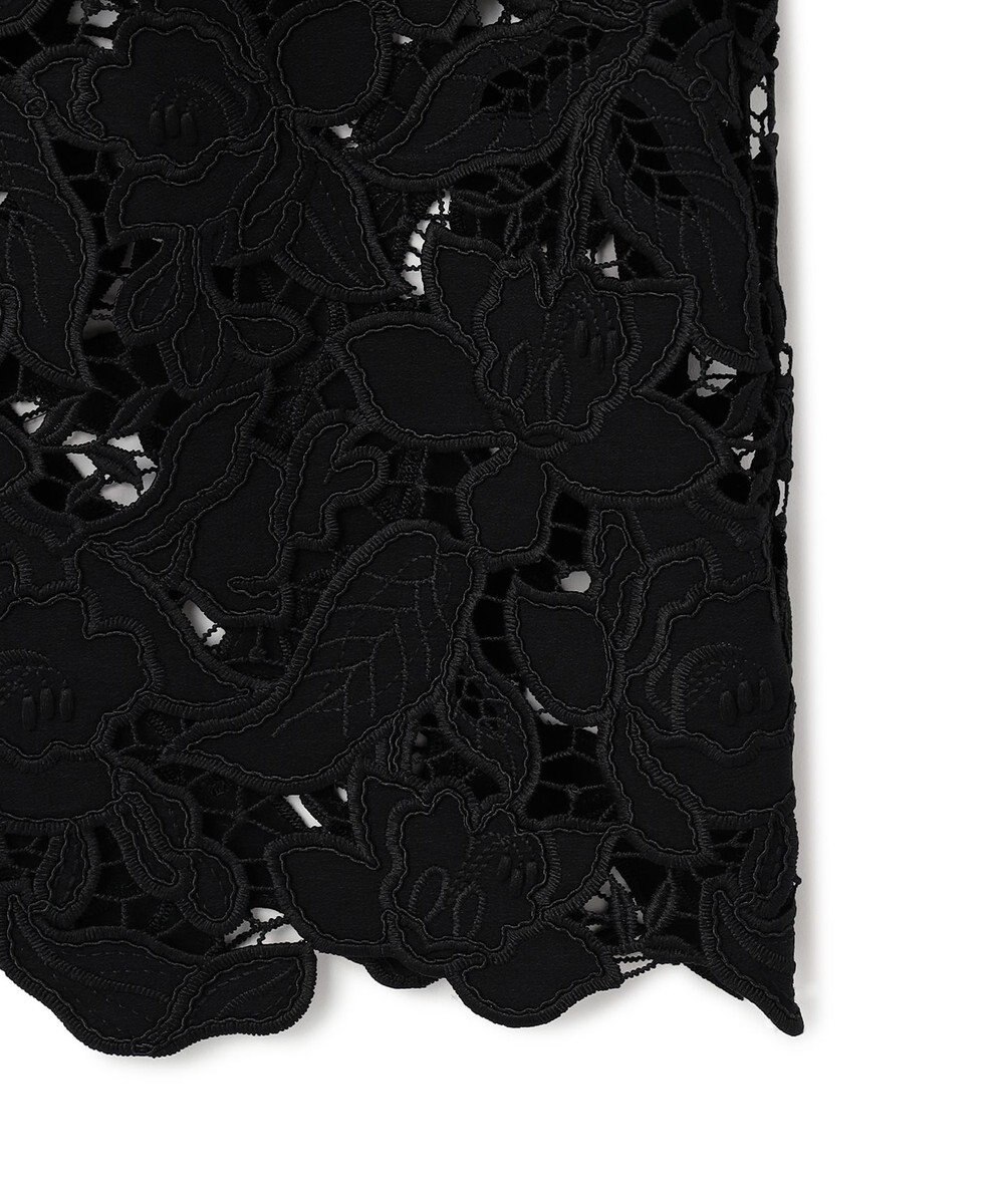 BEIGE， CITRINE / エンブロイダリーレースノースリーブブブラウス 