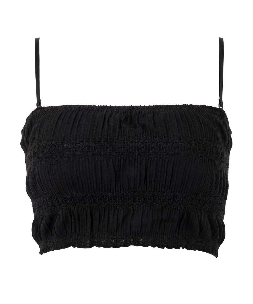 BRADELIS New York 【BRADELIS Me / ノンワイヤー】レーシィチューブトップブラ ストラップ取り外し可能 2way 補正ブラジャー 