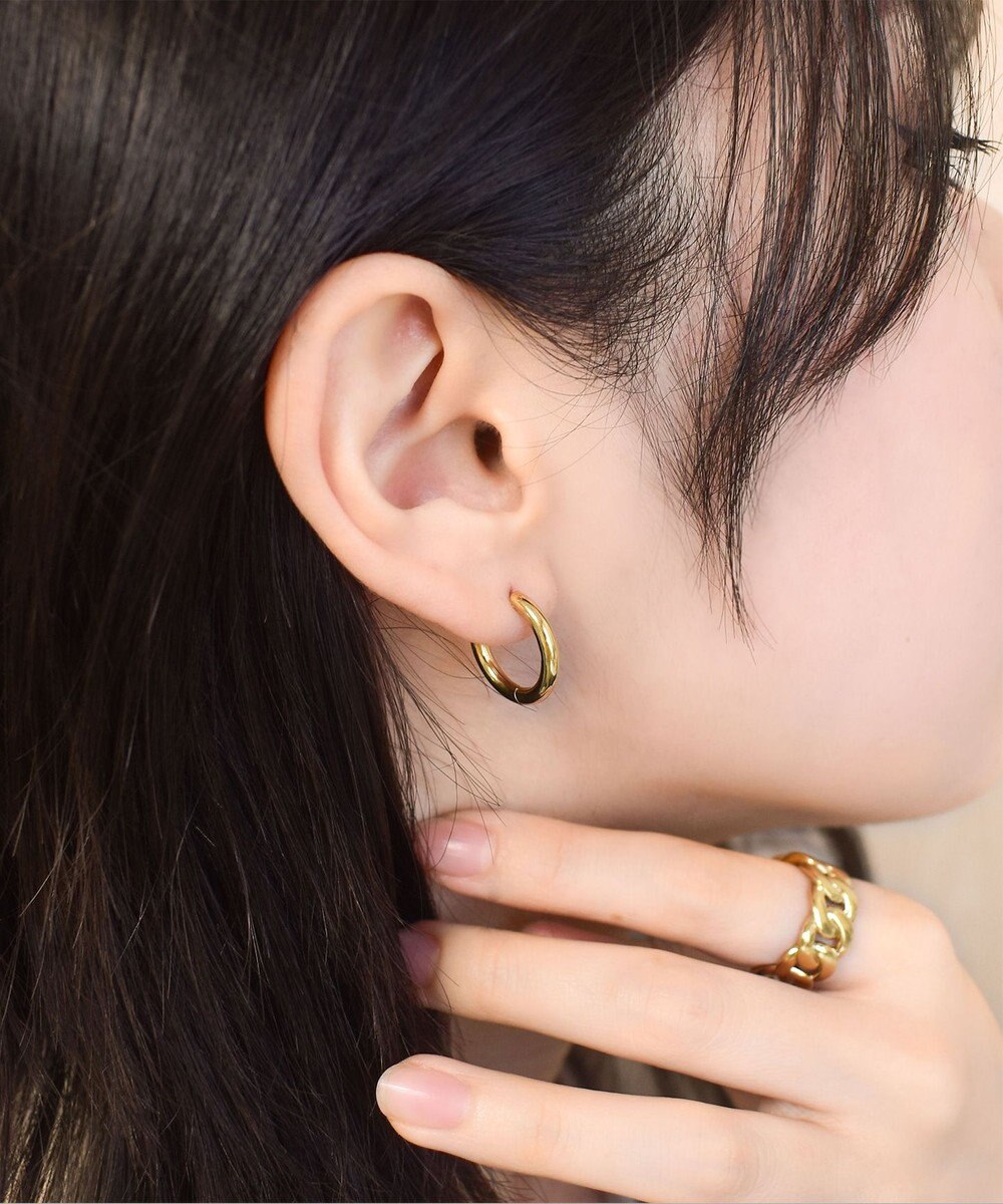 blancotokyo 【金属アレルギー対応】シンプルフープピアス CALM 