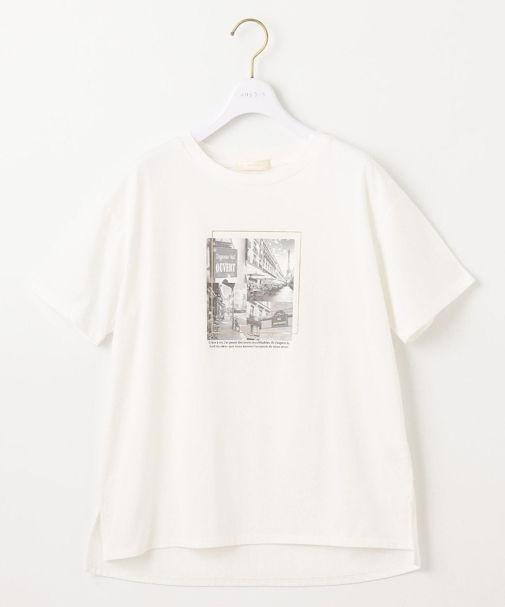 ANY SIS 【洗える】アソートロゴ Tシャツ 