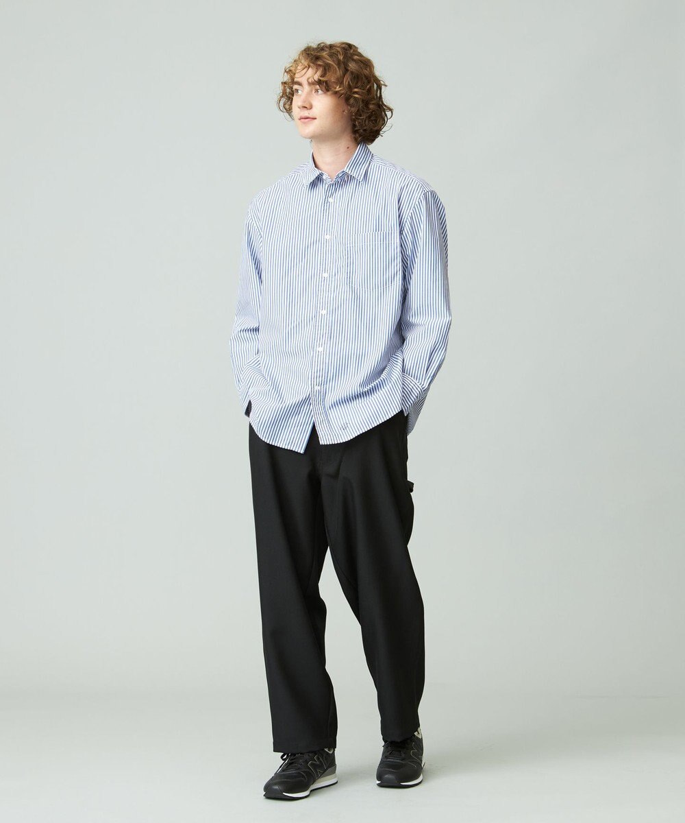 J.PRESS YORK STREET 【UNISEX】タイプライターストライプ シャツ 