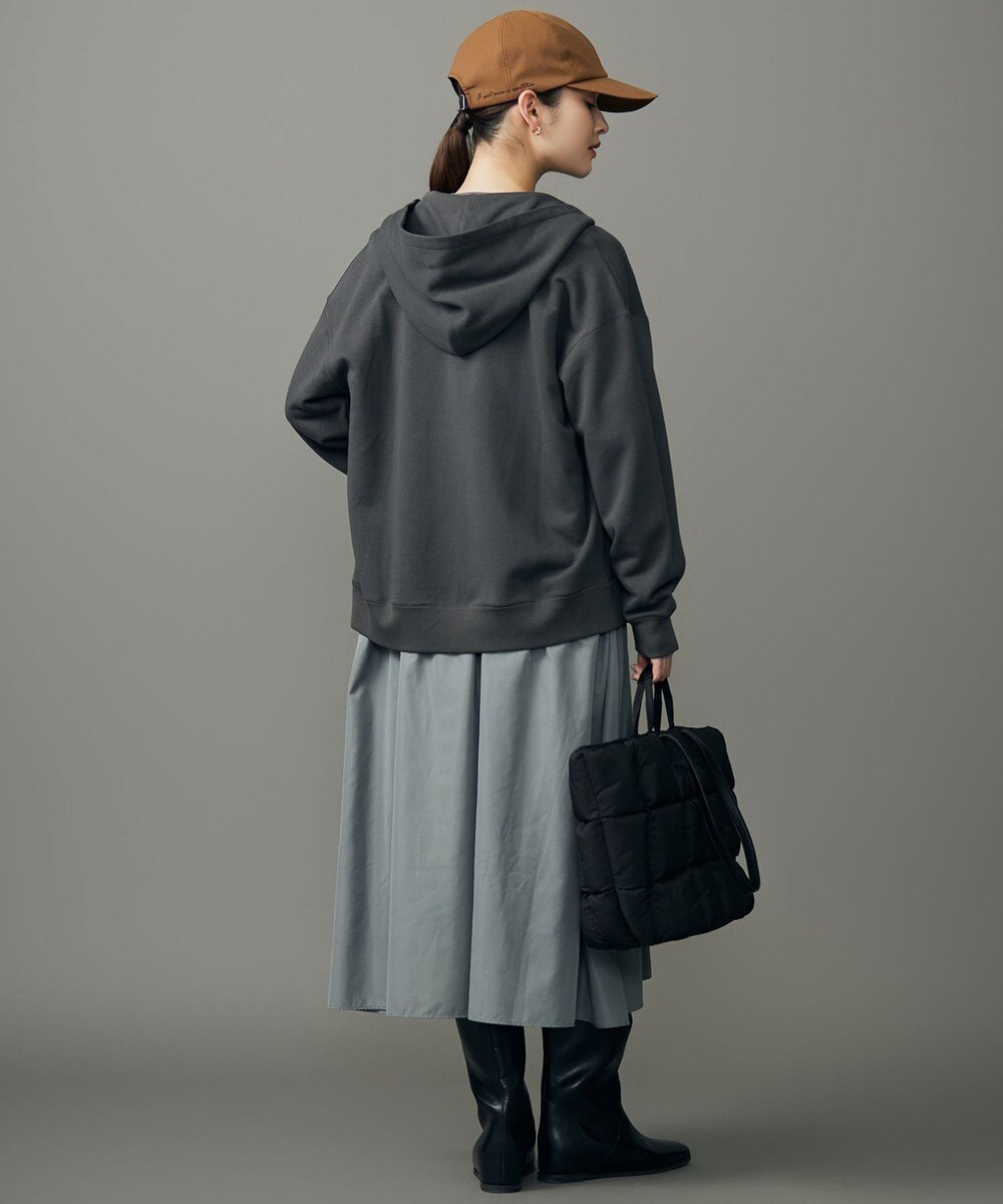 自由区 L クリアループバックジップ パーカー 