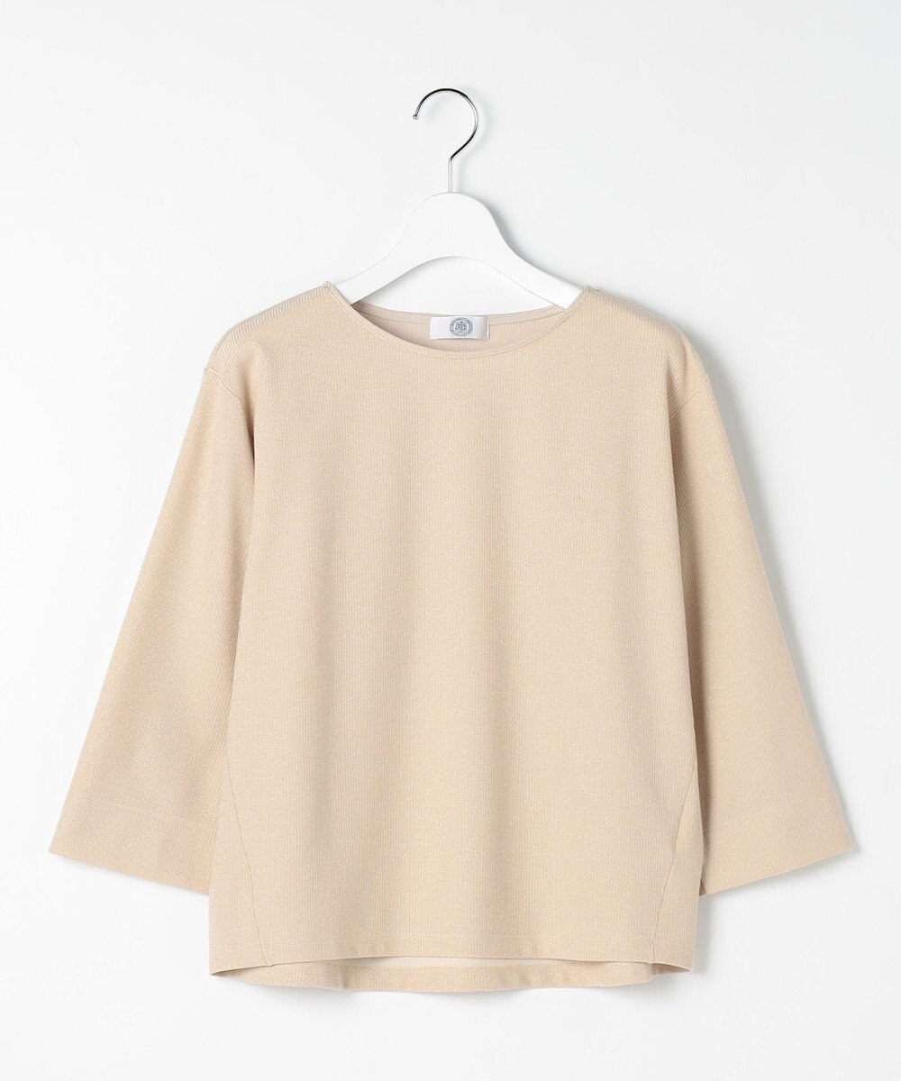 J.PRESS LADIES ラメ針抜き カットソー 