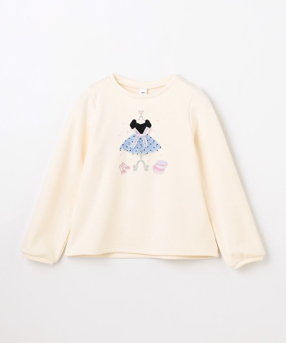 ANY KIDS ドレスモチーフ 裏シャギー トレーナー 